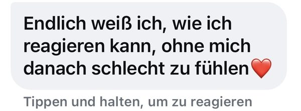 Rückmeldung